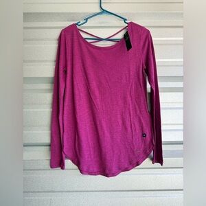 Women’s Hollister Co. Criss-Cross Back Must Have Long Sleeve Top Size XS NWT